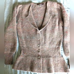 Vintage picket and smith cardigan '80's does '40's